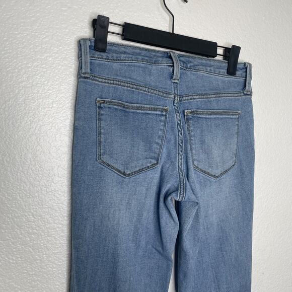 Universal Thread Womens Jeans Size 24 High Rise Straight Crop Denim Blue - Picture 14 of 16